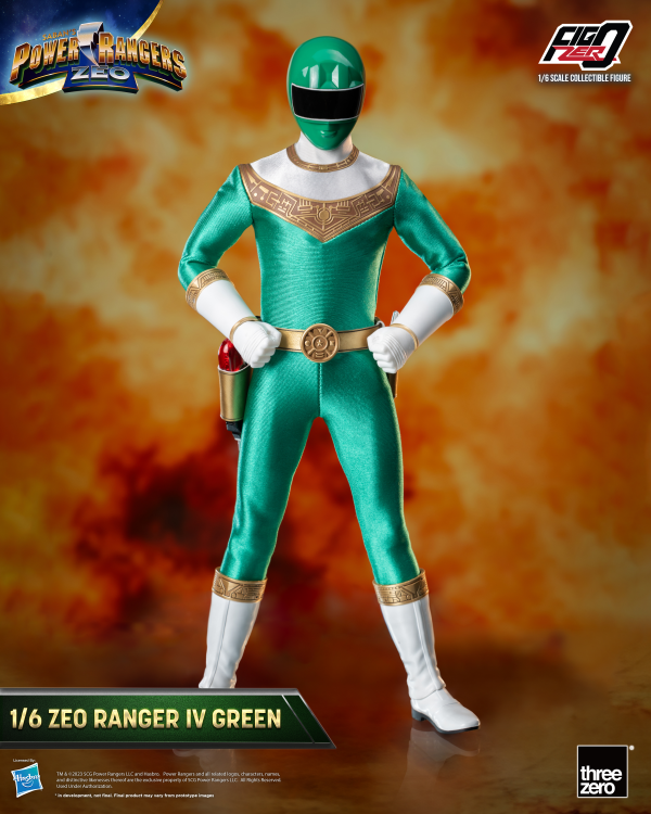 Three Zero Power Rangers Zeo - FigZero 1/6 Zeo Ranger IV Green | 4895250810402
