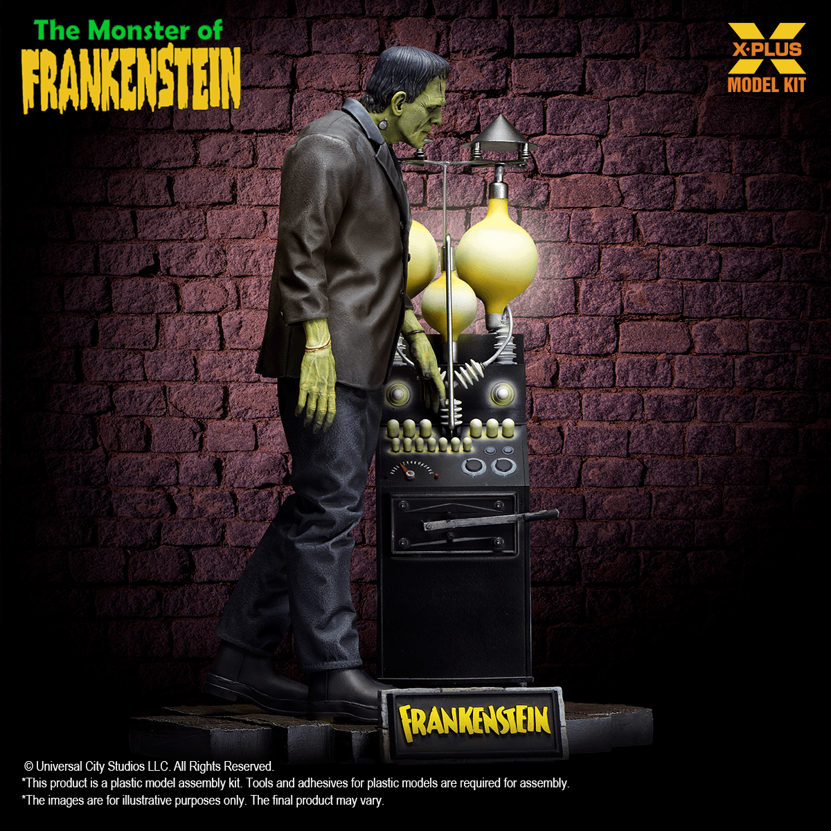 1/8 Scale The Monster of Frankenstein Plastic Model Kit | 4532149023580