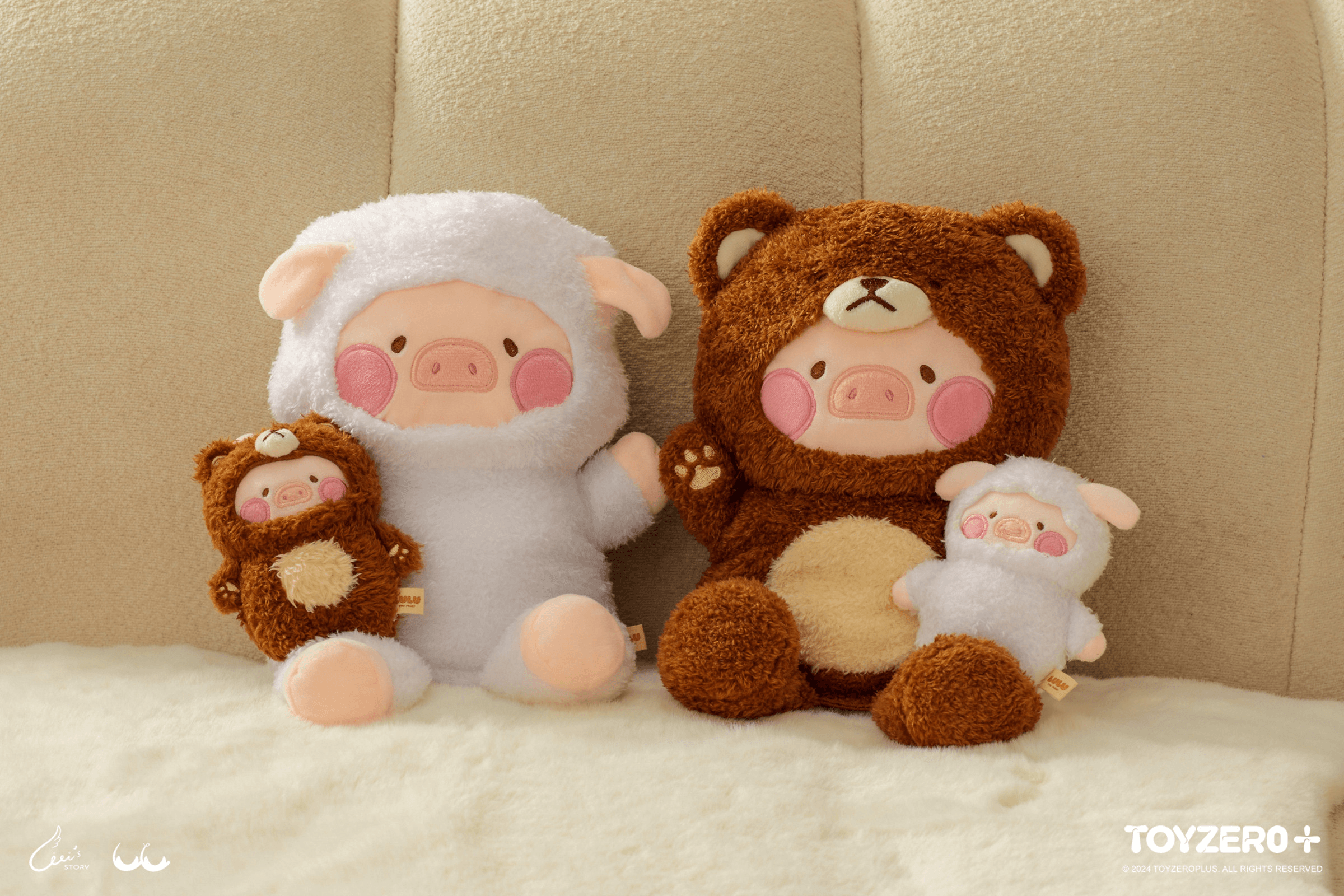 LuLu the Piggy Costume Series - Fluffy Hand Puppets (Bear) | 781005758188