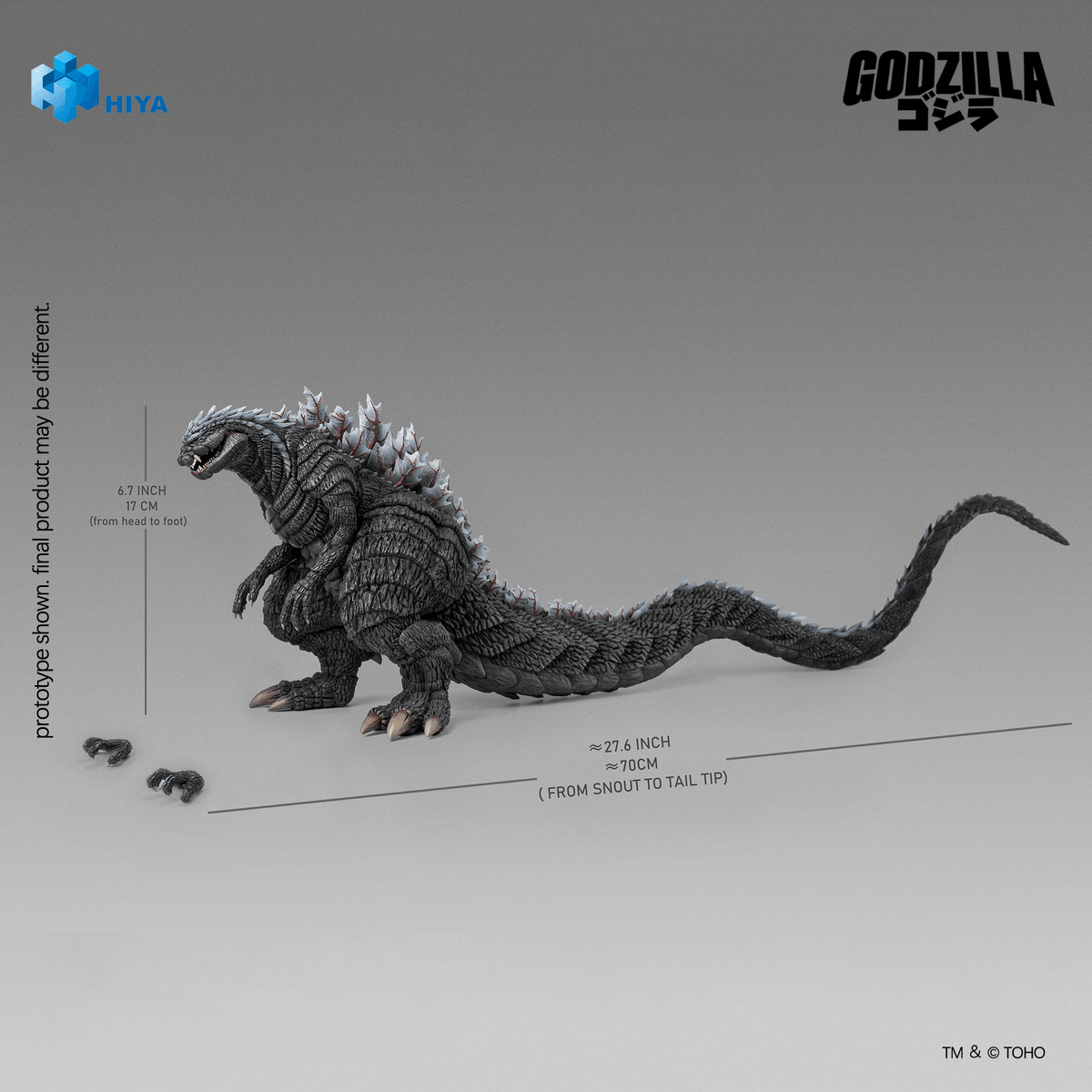 None Scale 6.7 Inch Godzilla Singular Point Godzilla Ultima Version Action Figure