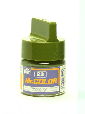 Mr Hobby Mr. Color 23 - Dark Green (2) (Semi-Gloss/Aircraft) | 4973028535822