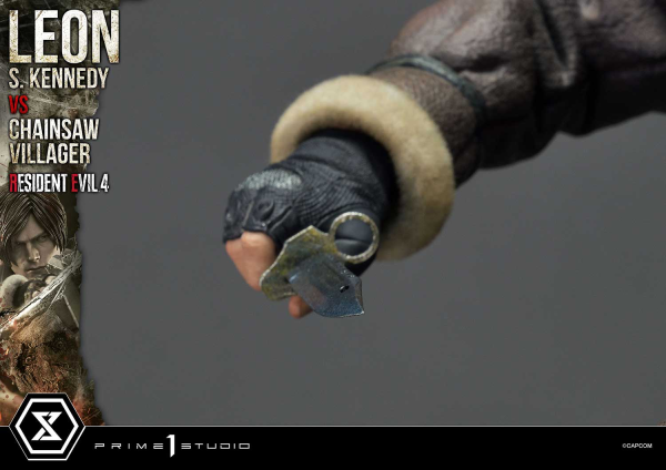 Prime 1 Studio Ultimate Premium Masterline Resident Evil 4 Leon S. Kennedy versus Chainsaw Villager | 4582647120878