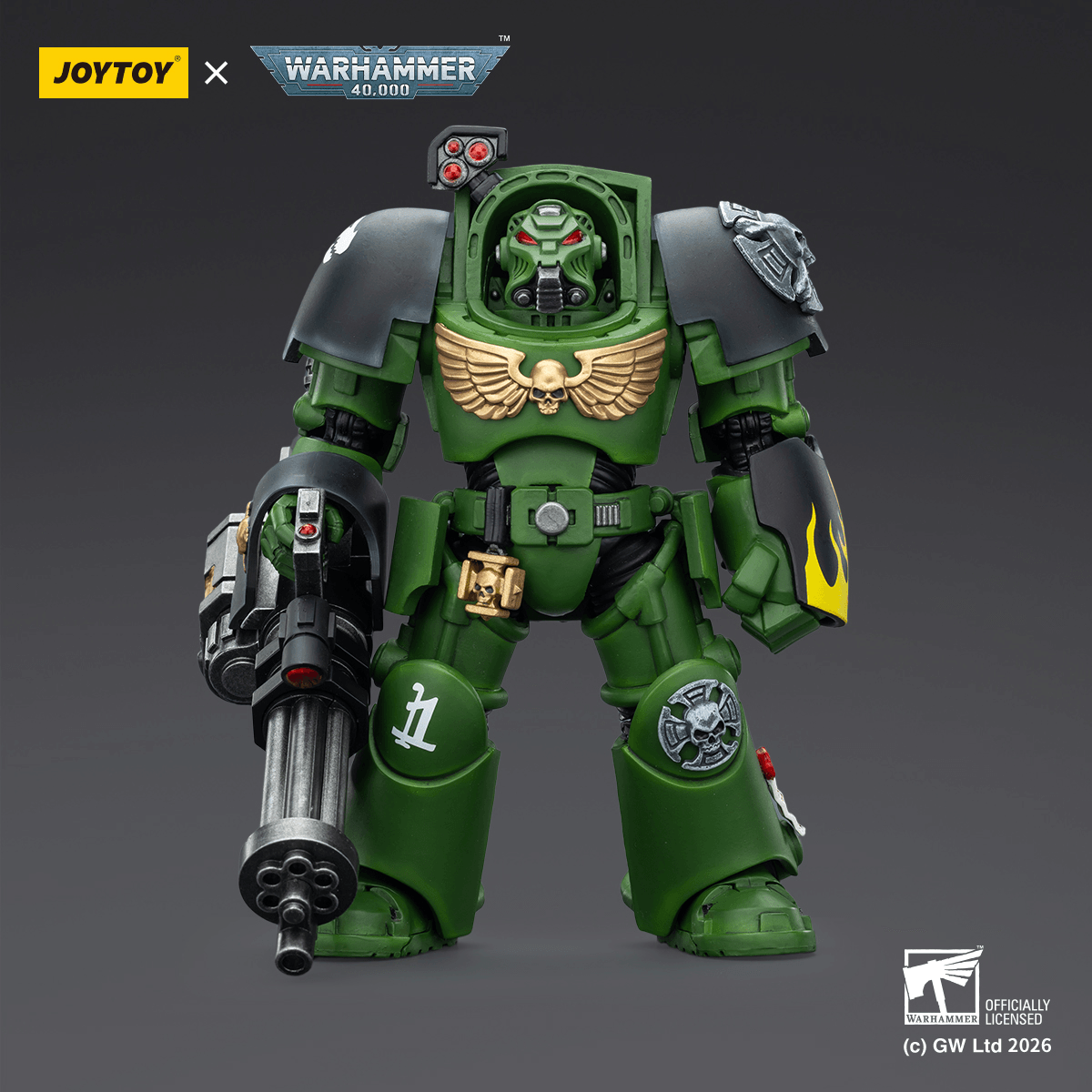 Salamanders Terminator 3 with Power Fist and Assault Cannon | 6927054403233