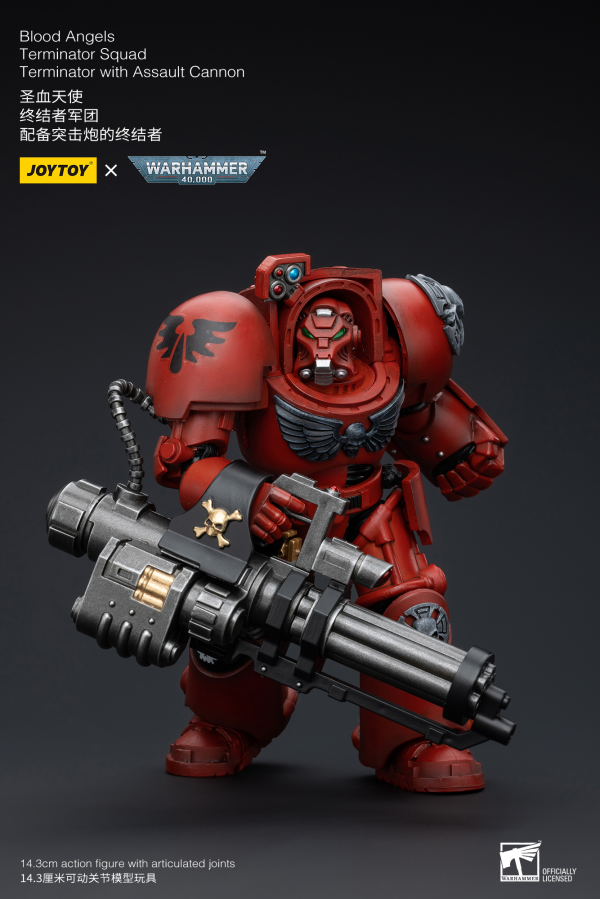 Joy Toy Blood Angels Terminator Squad Terminator with Assault Cannon | 6973130375949