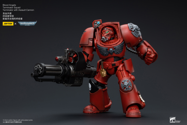 Joy Toy Blood Angels Terminator Squad Terminator with Assault Cannon | 6973130375949