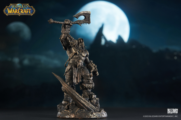 HEX Collectibles Blizzard World of Warcraft® Grommash Hellscream 1/10 Scale Bronze-Colored Edition Statue | 6972099322636