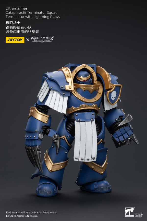 Joy Toy Ultramarines Cataphractii Terminator Squad Terminator with Lightning Claws | 6973130377394