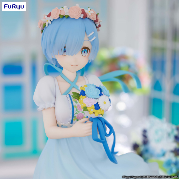 FURYU Corporation Re:ZERO -Starting Life in Another World- Trio-Try-iT Figure -Rem Bridesmaid- | 4582655073159
