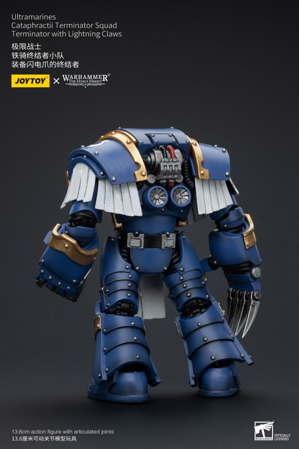 Joy Toy Ultramarines Cataphractii Terminator Squad Terminator with Lightning Claws | 6973130377394