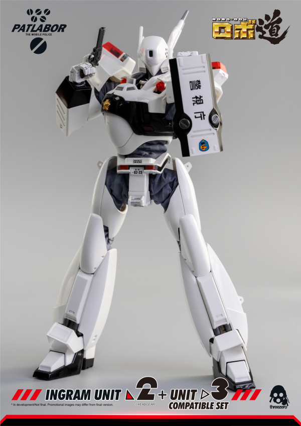 threezero Mobile Police Patlabor - ROBO‐DOU Ingram Unit 2 + Unit 3 Compatible Set | 4897056202429