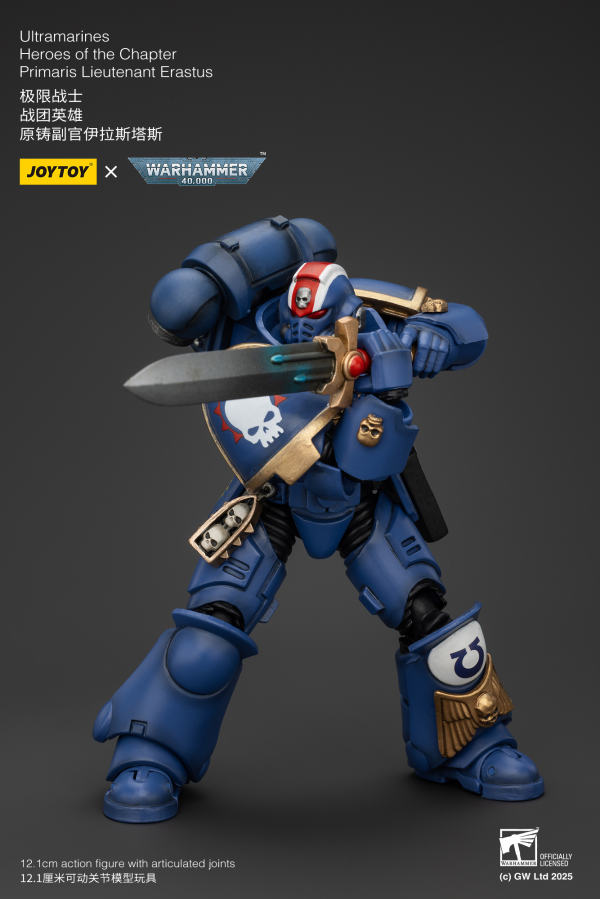 JOYTOY Ultramarines Heroes of the Chapter Primaris Lieutenant Erastus | 6973130372481