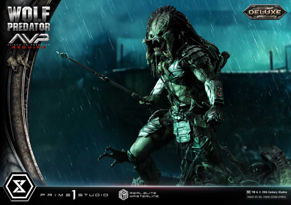 Prime 1 Studio Real Elite Masterline Aliens vs. Predator: Requiem Wolf Predator DX Bonus Version | 4582647121646