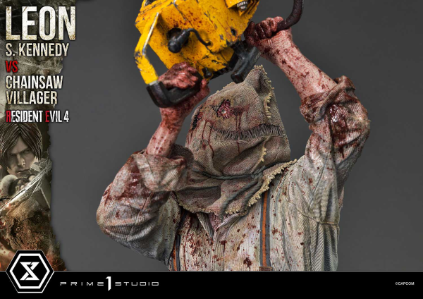 Prime 1 Studio Ultimate Premium Masterline Resident Evil 4 Leon S. Kennedy versus Chainsaw Villager | 4582647120878