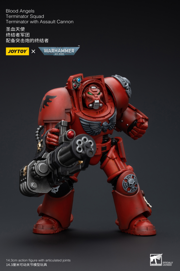 Joy Toy Blood Angels Terminator Squad Terminator with Assault Cannon | 6973130375949