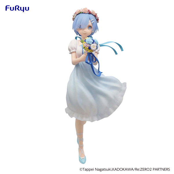 FURYU Corporation Re:ZERO -Starting Life in Another World- Trio-Try-iT Figure -Rem Bridesmaid- | 4582655073159