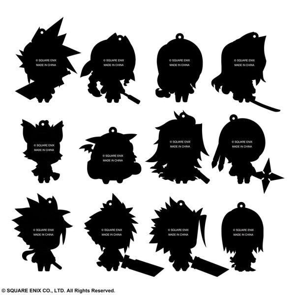 SQUARE ENIX FINAL FANTASY TRADING RUBBER STRAP FF VII EXTENDED EDITION (Blind box set of 12) (DISPLAY) | 4988601347297