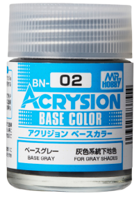 Mr Hobby ACRYSION BASE COLOR BASE GRAY | 4973028737554