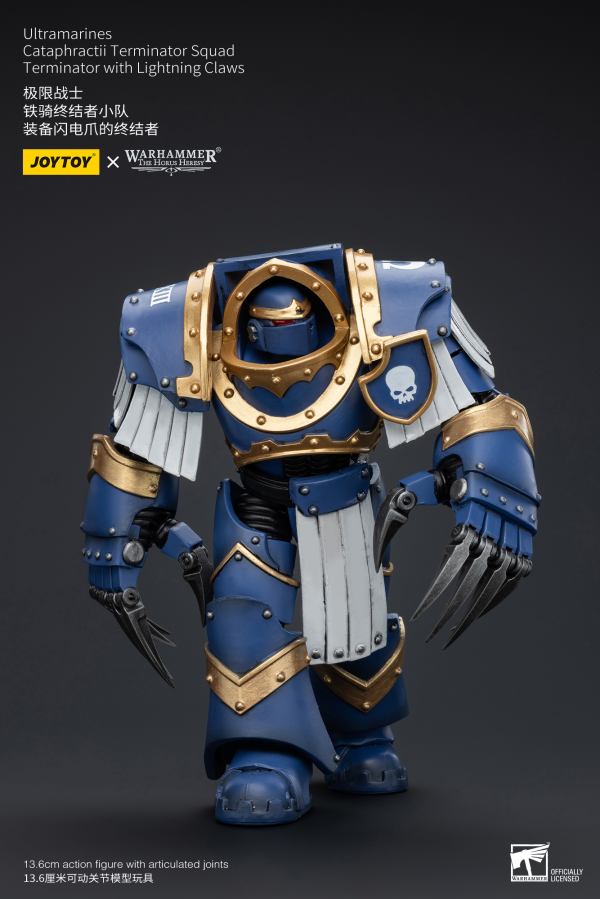 Joy Toy Ultramarines Cataphractii Terminator Squad Terminator with Lightning Claws | 6973130377394
