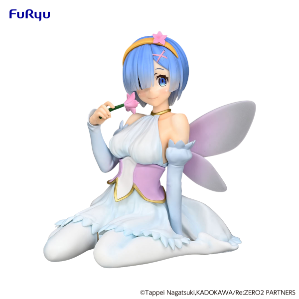 FURYU Corporation Re:ZERO -Starting Life in Another World- Noodle Stopper Figure -Rem Flower Fairy- | 4582655074828
