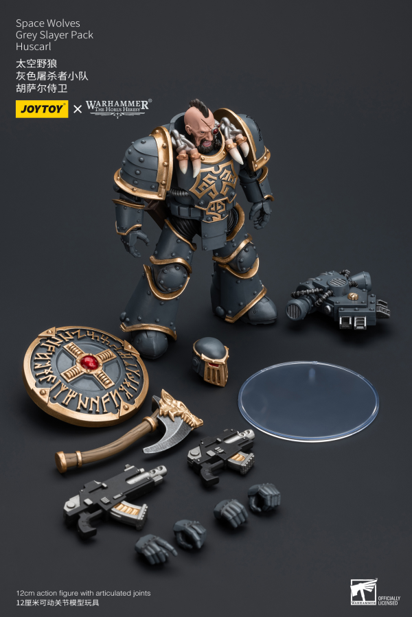 Joy Toy Space Wolves Grey Slayer Pack Huscarl | 6973130377387