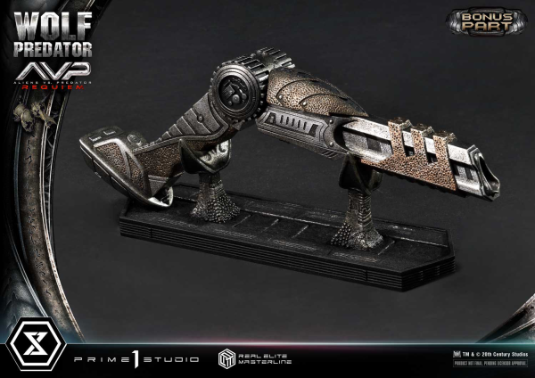 Prime 1 Studio Real Elite Masterline Aliens vs. Predator: Requiem Wolf Predator DX Bonus Version | 4582647121646