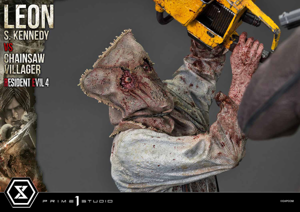 Prime 1 Studio Ultimate Premium Masterline Resident Evil 4 Leon S. Kennedy versus Chainsaw Villager | 4582647120878