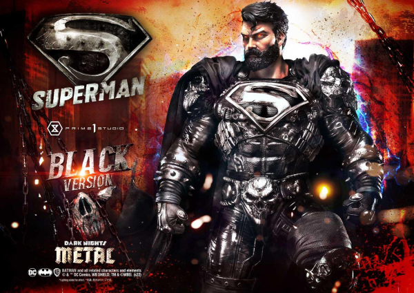 Prime 1 Studio Museum Masterline Dark Nights: Metal (Comics) Superman Black Version | 4580708043500