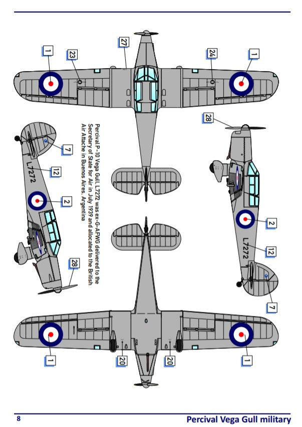 Dora Wings Bell P-63E-1-BE Kingcobra | 4820237050052