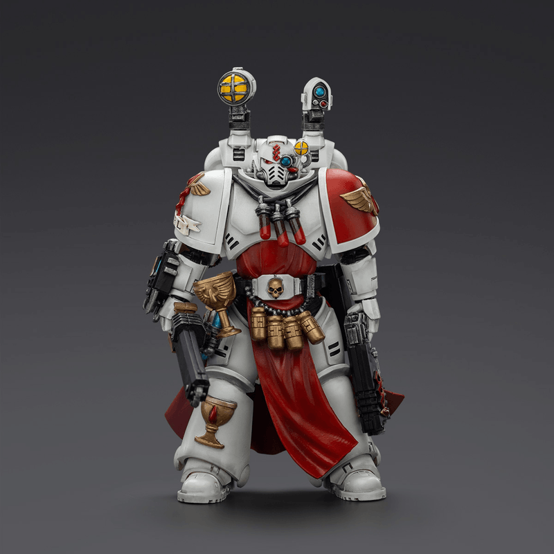 JOYTOY Blood Angels Sanguinary Priest with Heavy bolt pistol, chainsword and narthecium