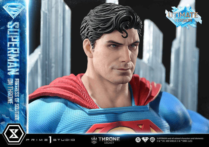 Prime 1 Studio Throne Legacy Superman (Comics) Superman Fortress of Solitude on Throne (Design by Gabriele Dell'Otto) Ultimate Bonus Version | 4582647122162