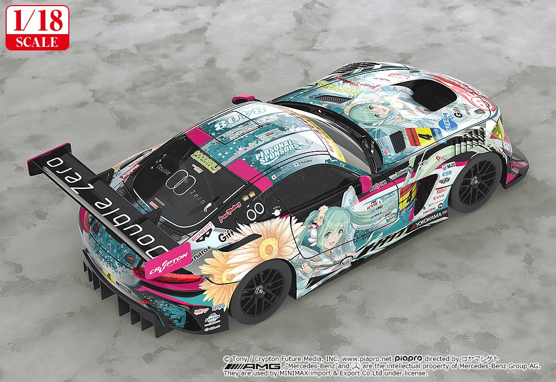 (Rerelease) 1/18th Scale Good Smile Hatsune Miku AMG 2017 SUPER GT Ver.