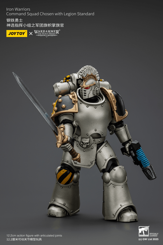 JOYTOY Iron Warriors Command Squad Chosen with Legion Standard
