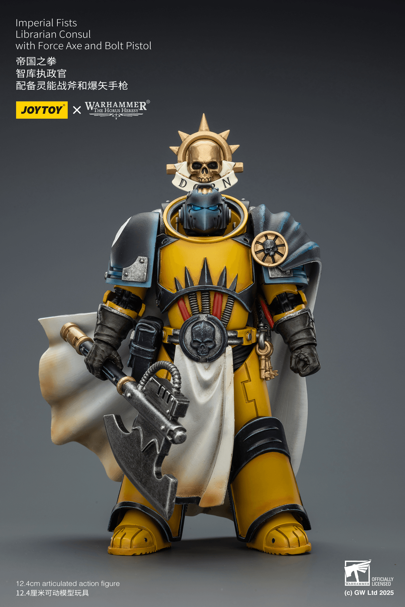 Imperial Fists Librarian Consul with Force Axe and Bolt Pistol | 6927054403301