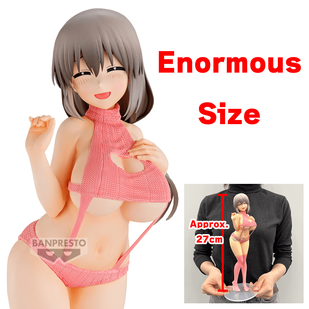 Uzaki-chan Wants to Hang Out! Eternal Romance Tsuki Uzaki Sweater Swimsuit ver. | 4573102712905
