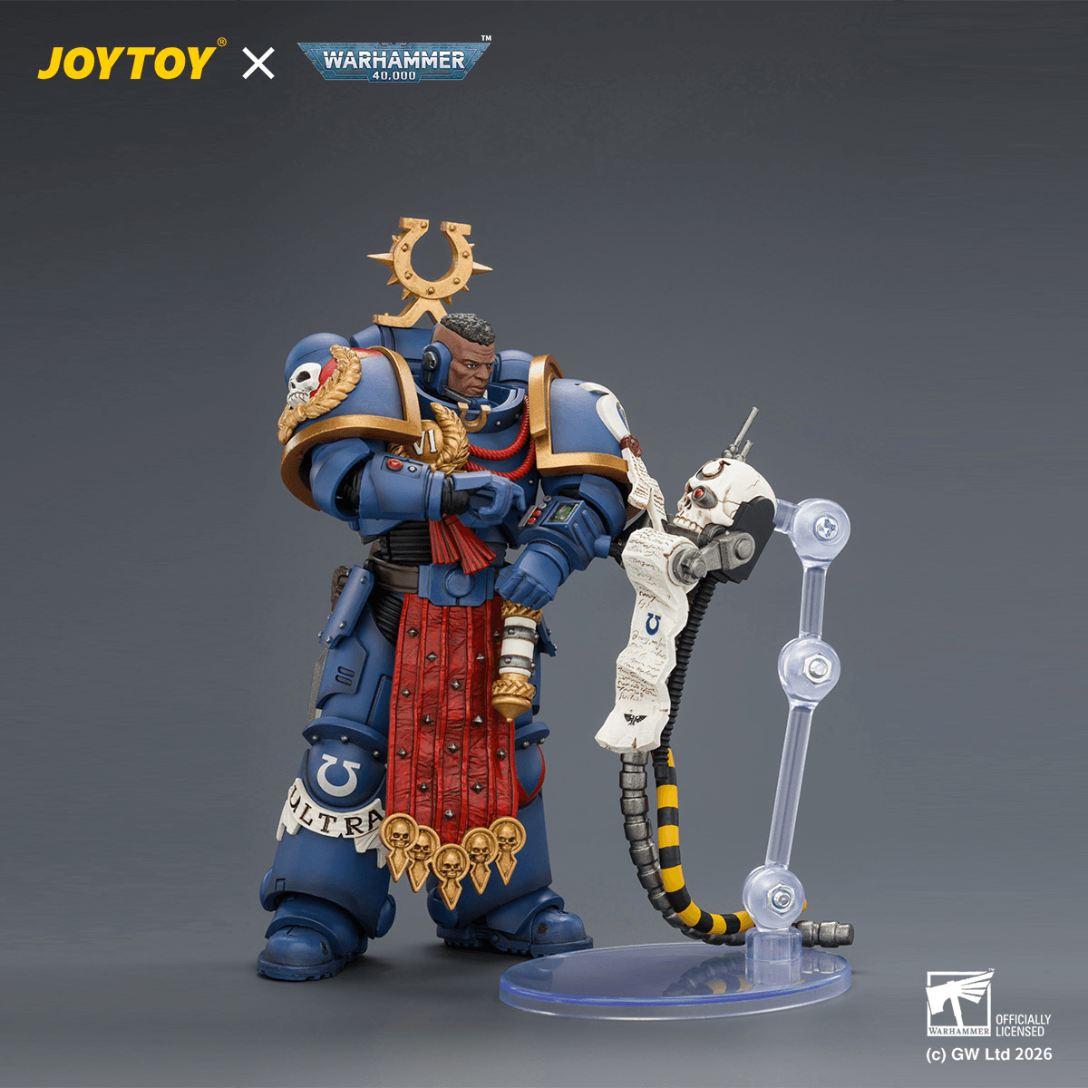 Ultramarines Ferren Areios with Thunder Hammer and Bolt Pistol