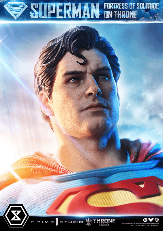 Prime 1 Studio Throne Legacy Superman (Comics) Superman Fortress of Solitude on Throne (Design by Gabriele Dell'Otto) Ultimate Bonus Version | 4582647122162