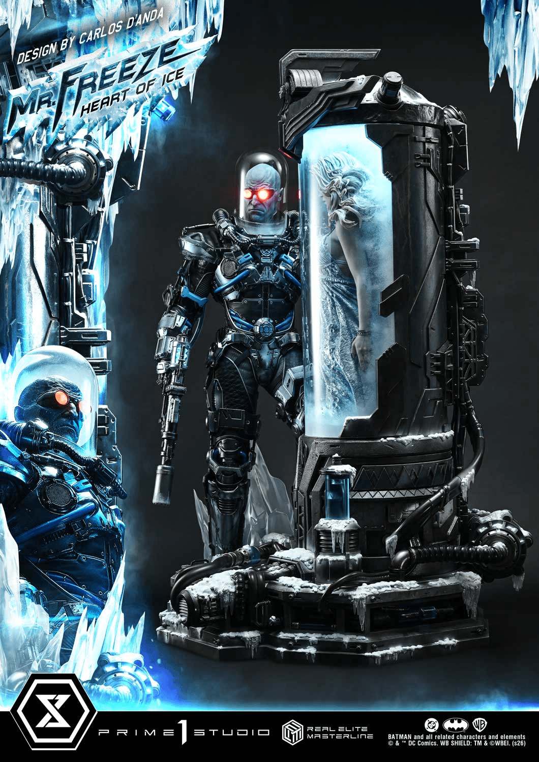 Real Elite Masterline Batman (Comics) Mr. Freeze Heart of Ice (Design by Carlos D'Anda)