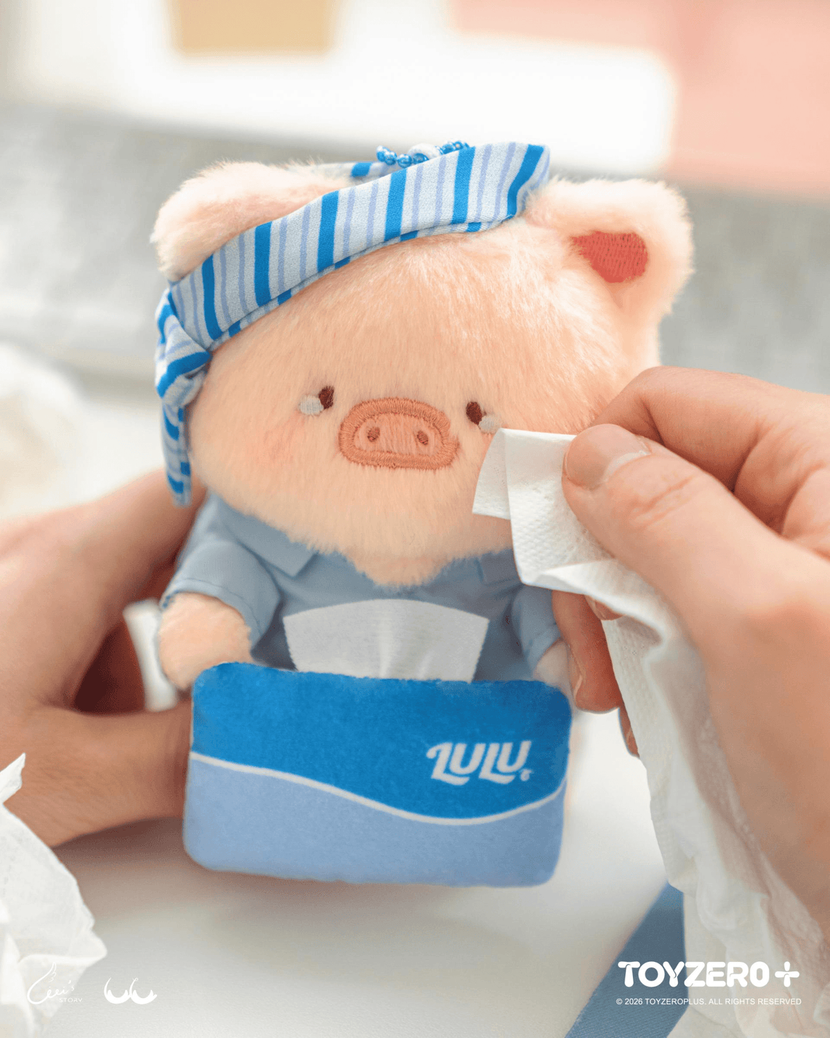 LuLu the Piggy Office Series - My Workplace Partners Monitor Plush Keychain Blindbox (Box of 6)