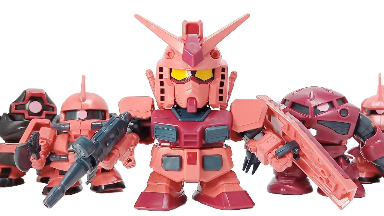 Bandai SD Gundam G Generation-F Char's Custom MS Collection | 4573102641137