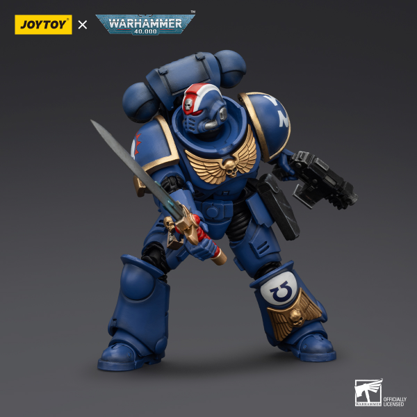 JOYTOY Ultramarines Heroes of the Chapter Primaris Lieutenant Erastus | 6973130372481