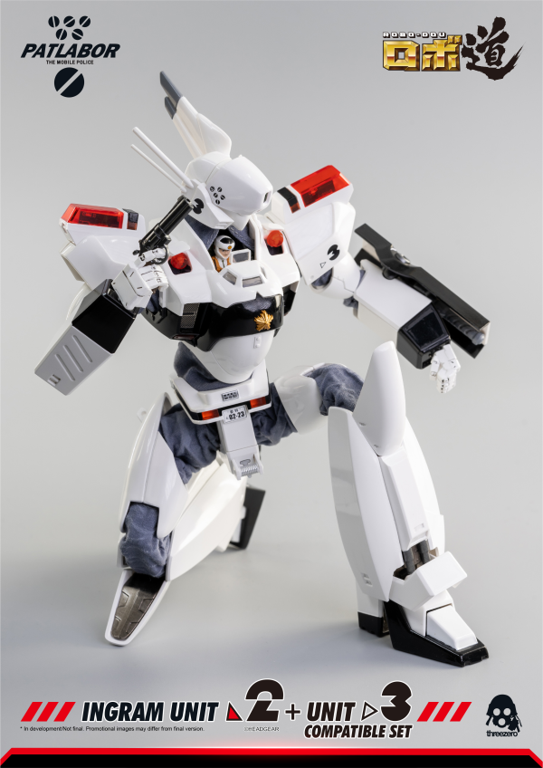 threezero Mobile Police Patlabor - ROBO‐DOU Ingram Unit 2 + Unit 3 Compatible Set | 4897056202429