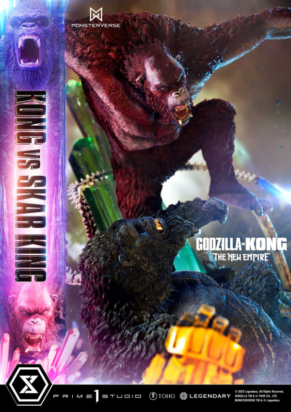 Prime 1 Studio Ultimate Diorama Masterline Godzilla x Kong: The New Empire (Film) Kong vs Skar King Bonus Version | 4582647121707