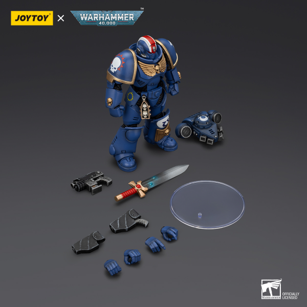 JOYTOY Ultramarines Heroes of the Chapter Primaris Lieutenant Erastus | 6973130372481
