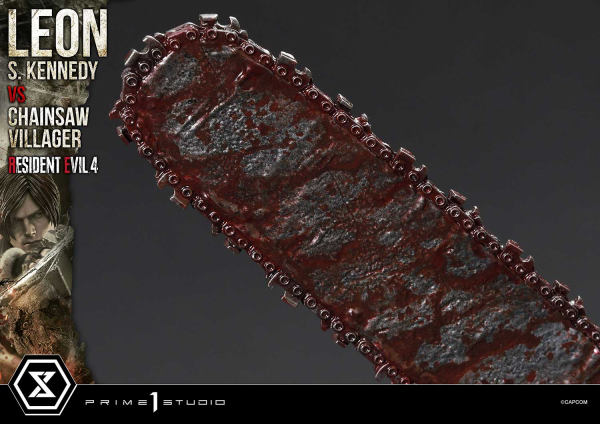 Prime 1 Studio Ultimate Premium Masterline Resident Evil 4 Leon S. Kennedy versus Chainsaw Villager | 4582647120878