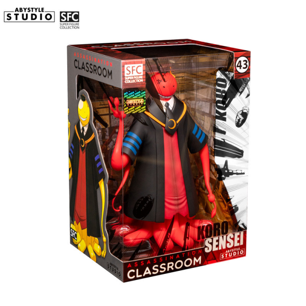 ABYstyle Studio ASSASSINATION CLASSROOM - Figurine "Koro Sensei" red | 3665361109280