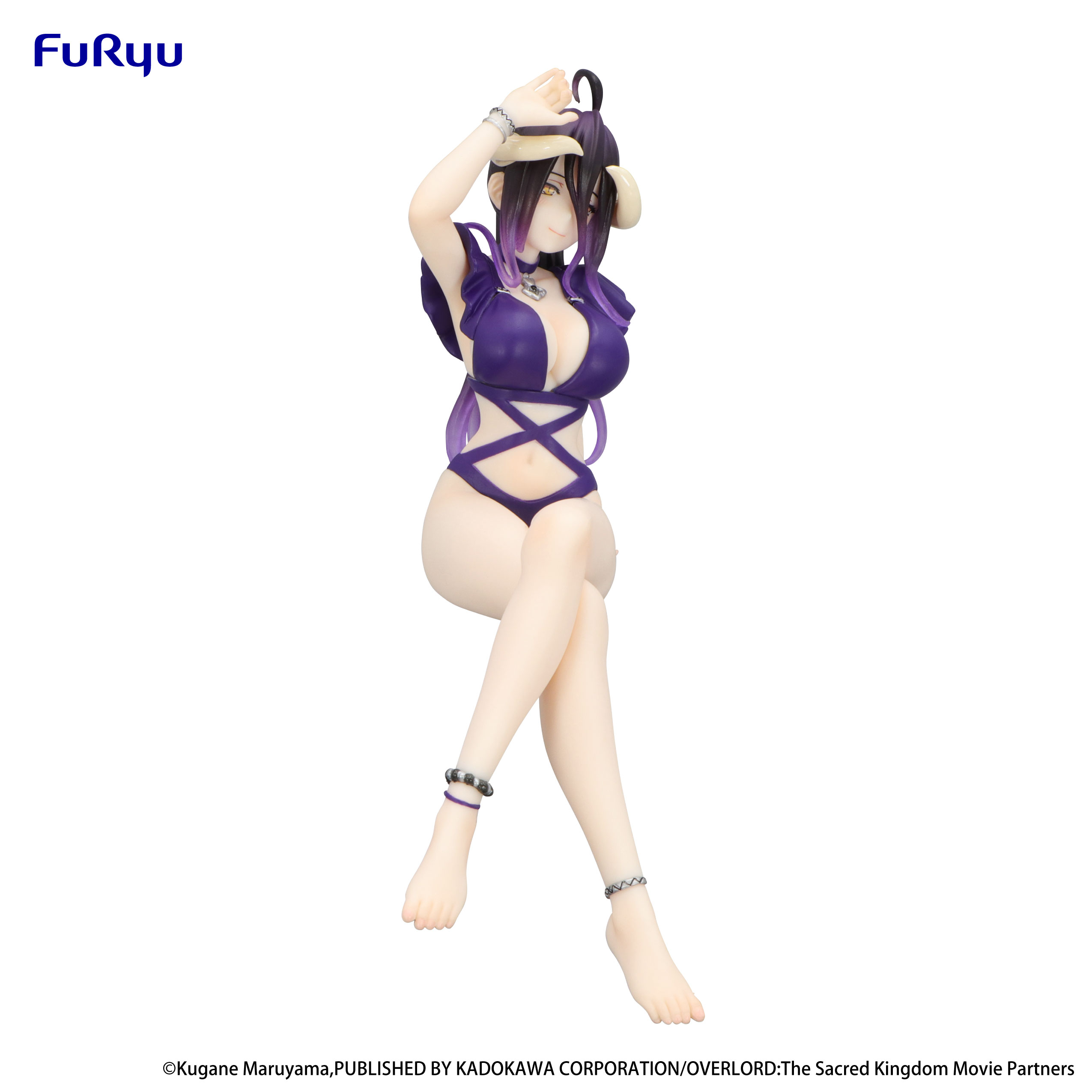 OVERLORD Noodle Stopper Figure -Albedo Swimsuit Dark Purple Color ver.- | 4571623501787
