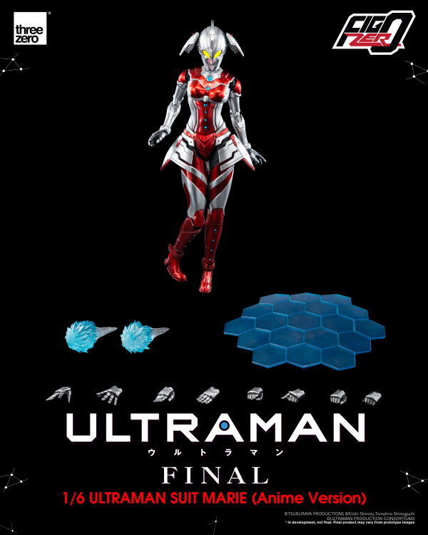 Three Zero FigZero 1/6 ULTRAMAN SUIT MARIE (Anime Version) | 4895250806979