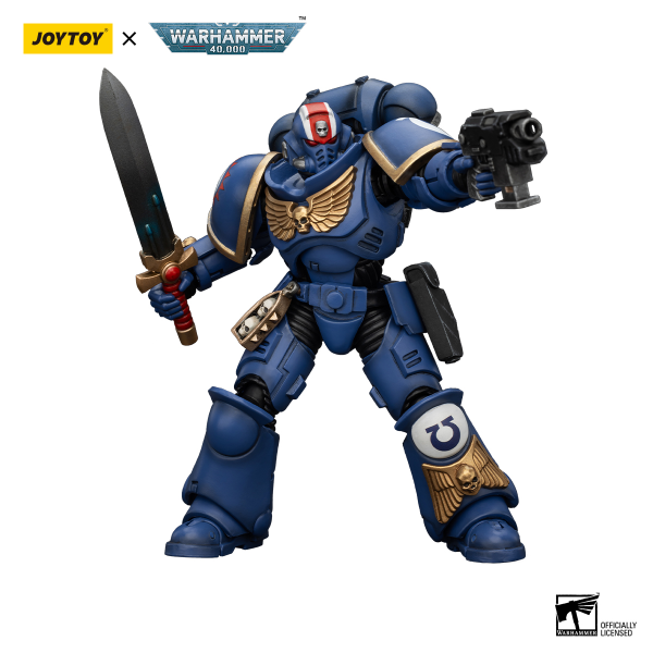 JOYTOY Ultramarines Heroes of the Chapter Primaris Lieutenant Erastus | 6973130372481
