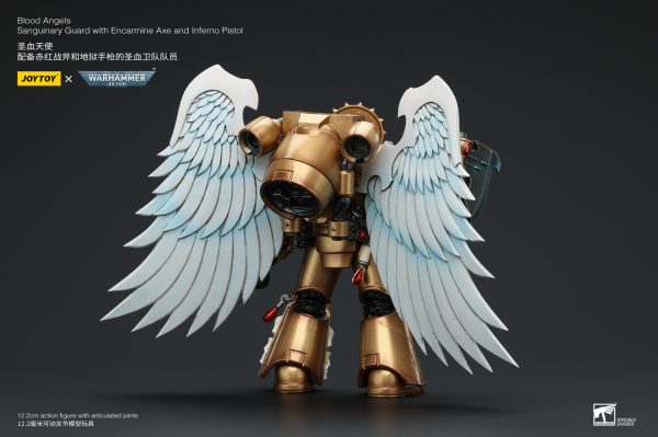 Joy Toy Blood Angels Sanguinary Guard with Encarmine Axe and Inferno Pistol | 6973130377172