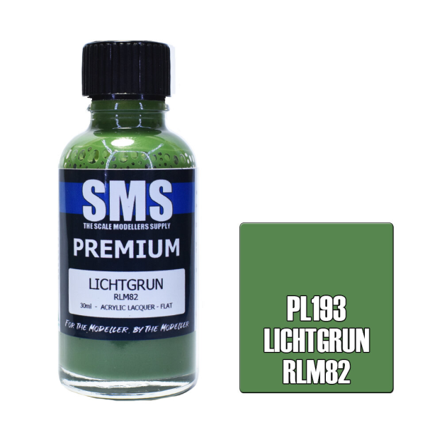 The Scale Modellers Supply (SMS) Premium LICHTGRUN RLM82 30ml | 787099995492